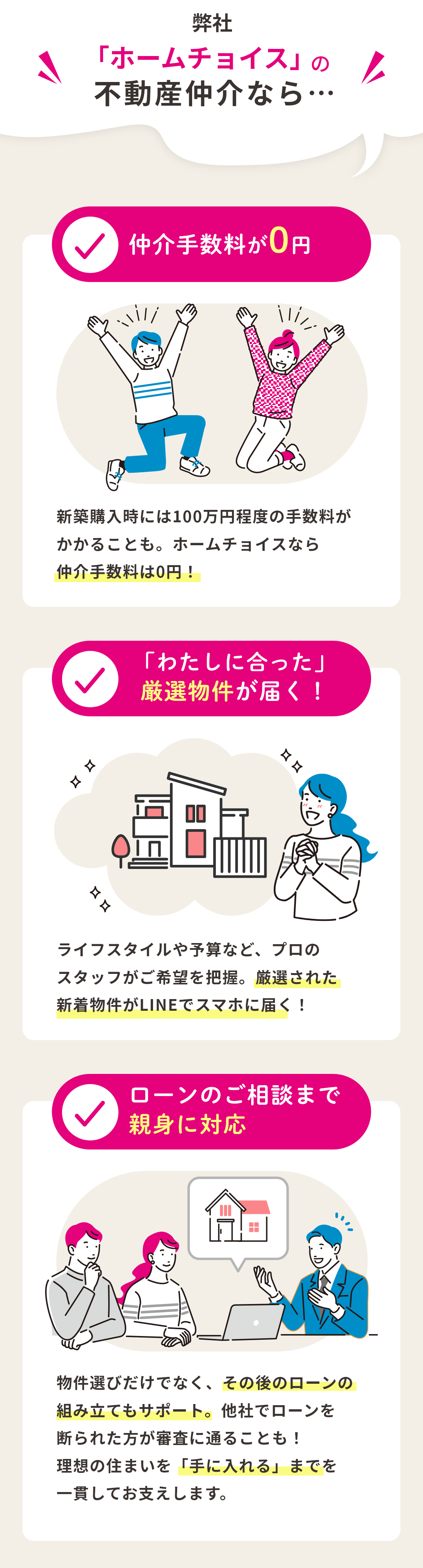 弊社「リアルフィールド」の不動産仲介なら…